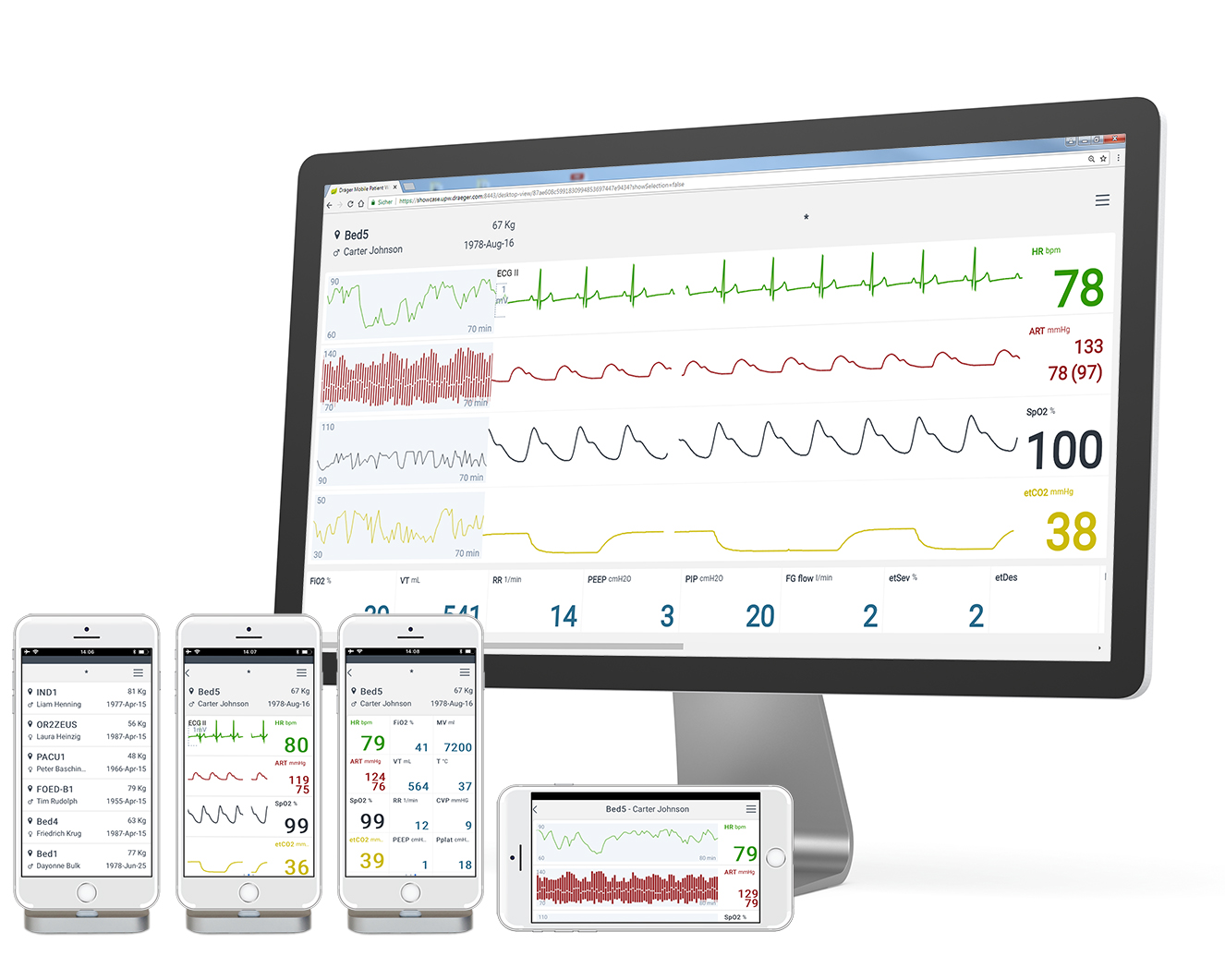 Mobiel patient watch