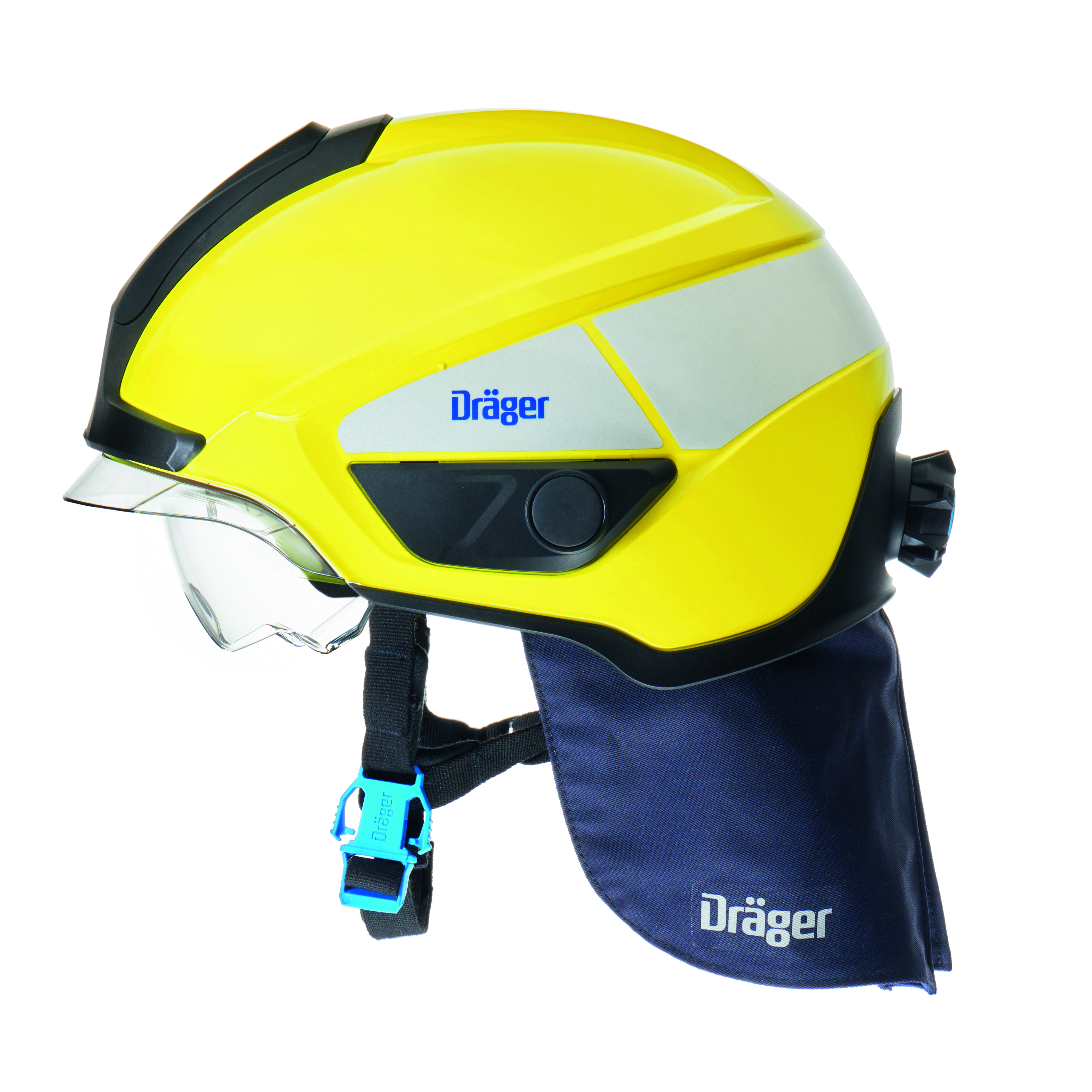 3701627 Dräger HPS SafeGuard Brandweerhelm De Dräger HPS&reg; SafeGuard is de vederlichte universele helm voor brandbestrijdings- en reddingsdiensten. Het innovatieve ontwerp combineert een optimale bescherming met een hoog draagcomfort. Met zijn sportieve look, lichte gewicht en toebehoren op maat is deze helm een echte allrounder voor elke uitdaging.