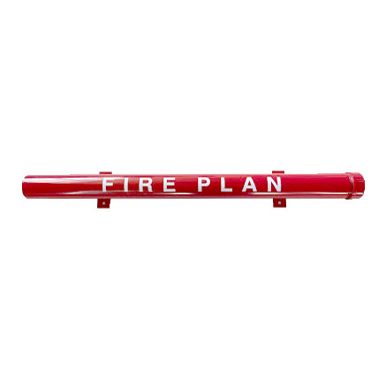Fire plan holder - stainless steel