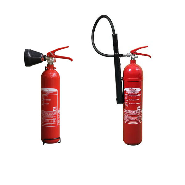 Portable CO2 extinguishers