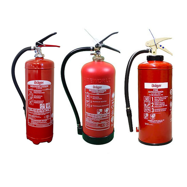 Portable foam extinguishers