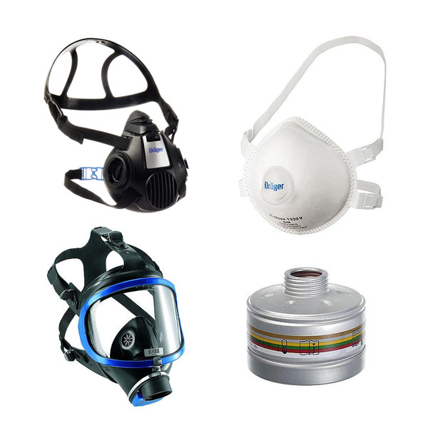 Dräger filter masks and cartridges