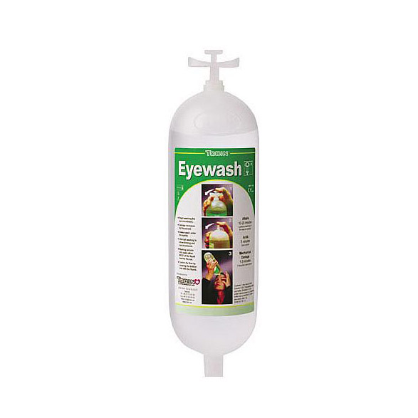 SG04605 Tobin eyewash bottles An eyewash should be quick, simple and safe to use. The unique shape of Tobin's eyewash bottle insures that even a temporarily blinded and confused person can identify it as a safe eyewash.