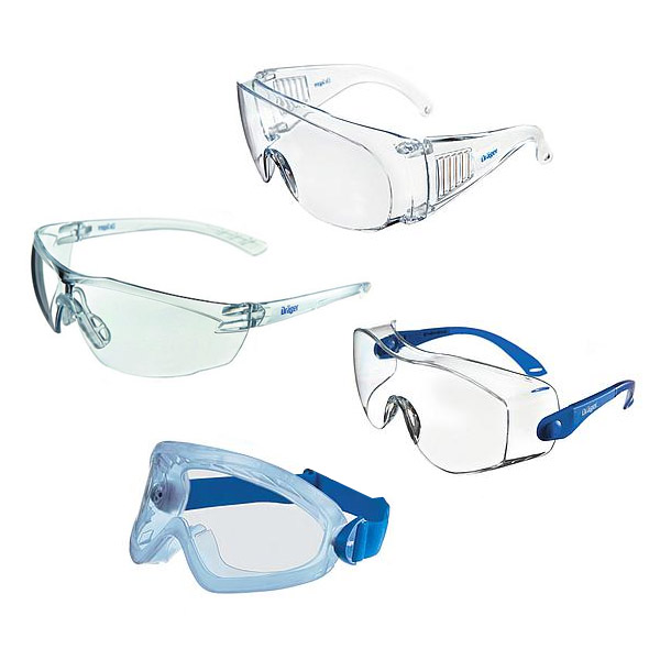 Safety goggles and face shields